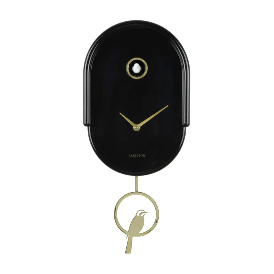 Karlsson Tweet Clock | Black