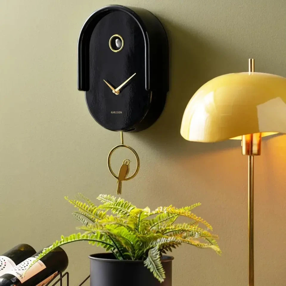 Karlsson Tweet Clock | Black