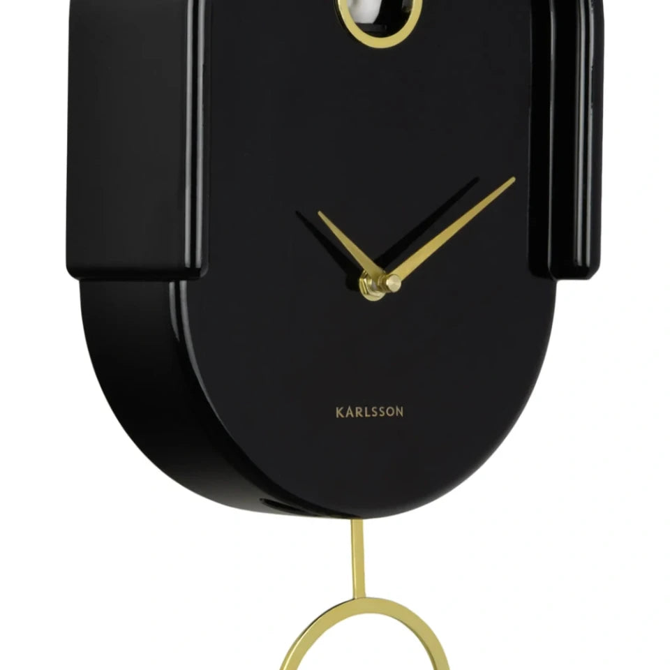 Karlsson Tweet Clock | Black