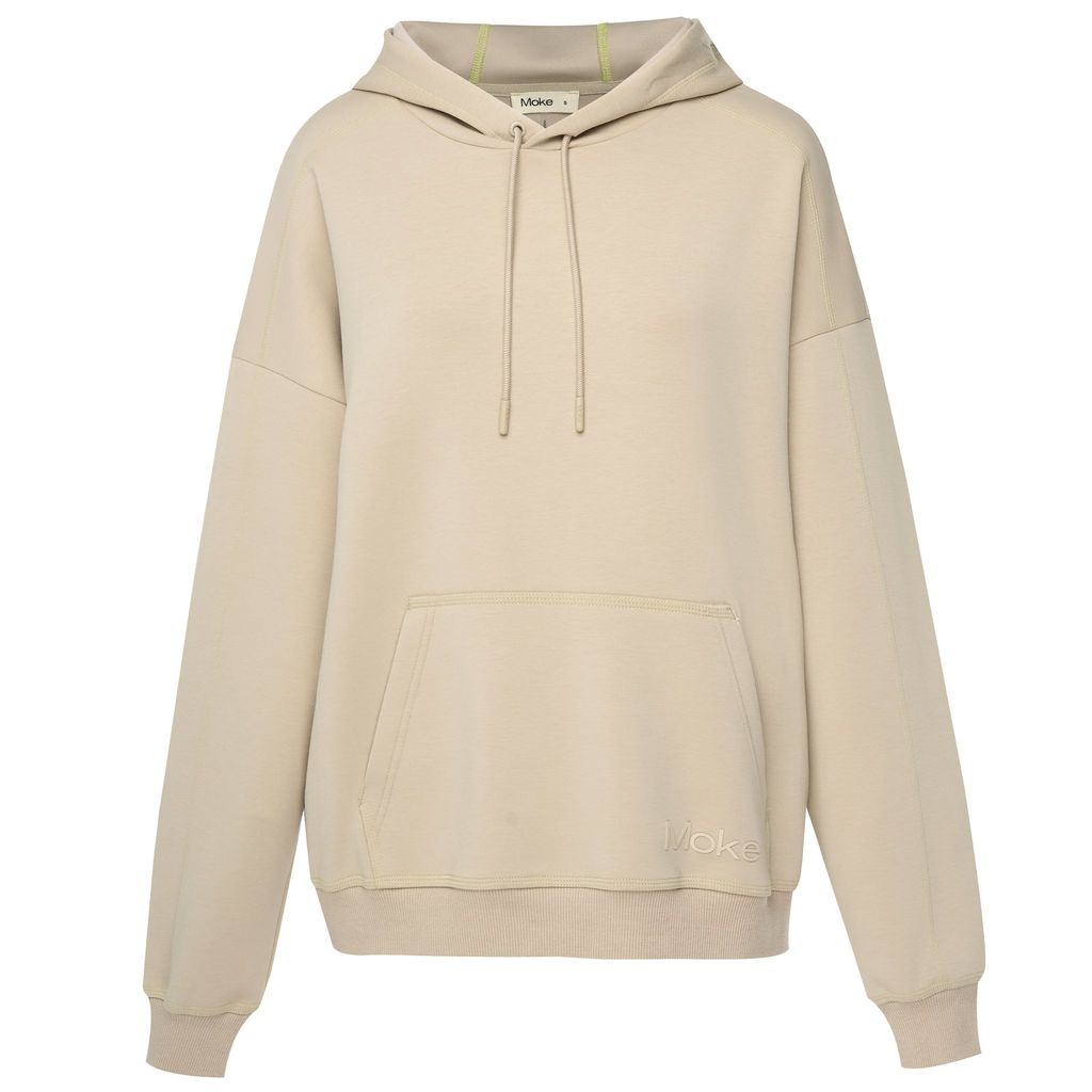 Moke Posie Womens Hoodie | Sand