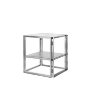 Kristina Dam Foldable Side Table | Stainless Steel