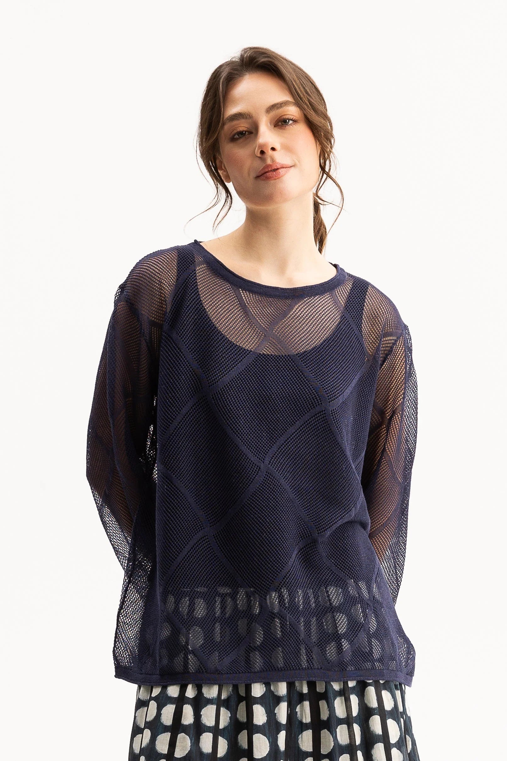 Blacklist Bronx Top | Navy
