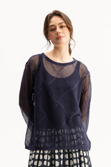 Blacklist Bronx Top | Navy