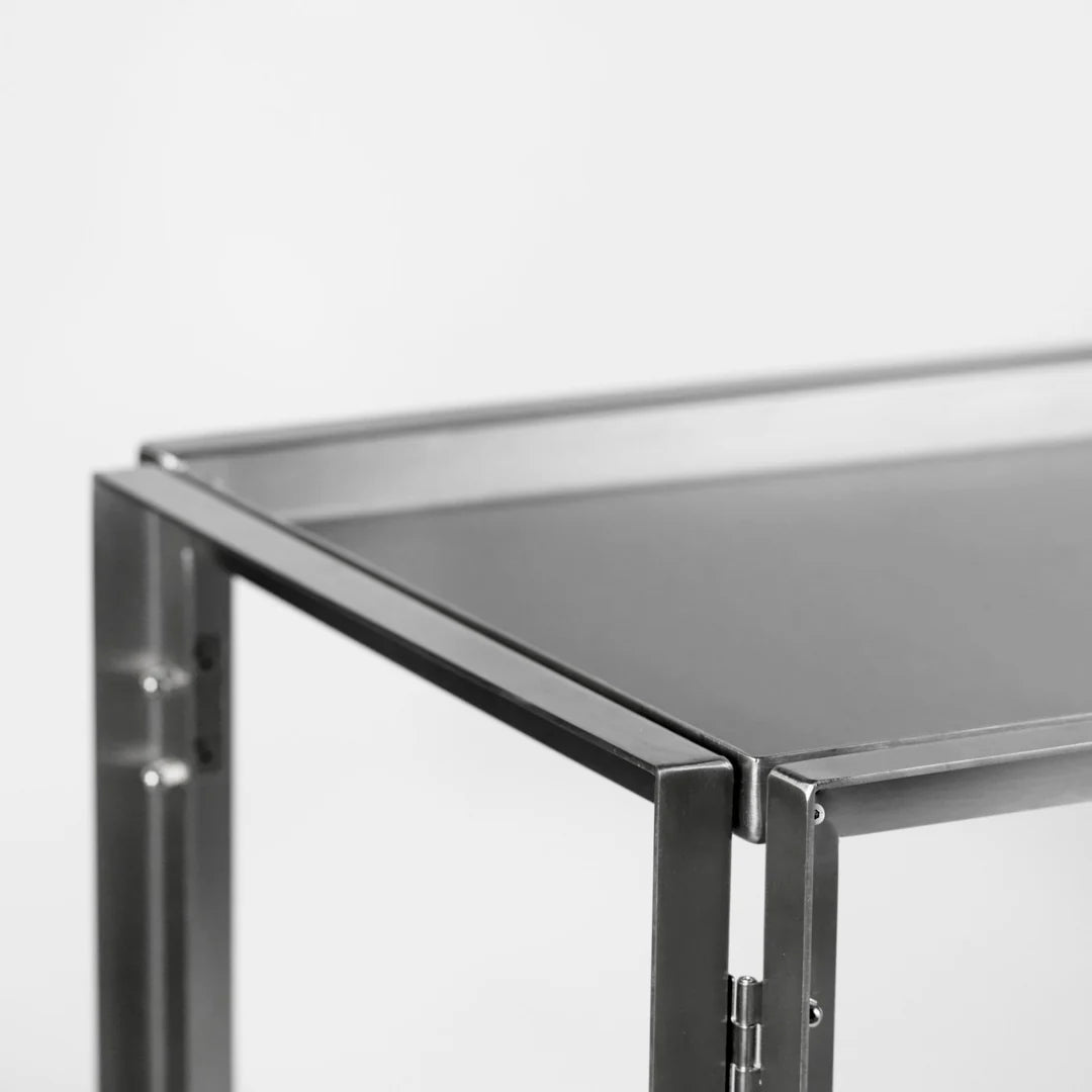 Kristina Dam Foldable Side Table | Stainless Steel