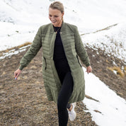 Moke Kaz Puffer Down Coat | Olive Green