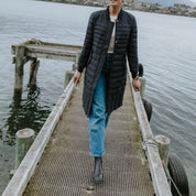 Moke Kaz Puffer Down Coat | Black