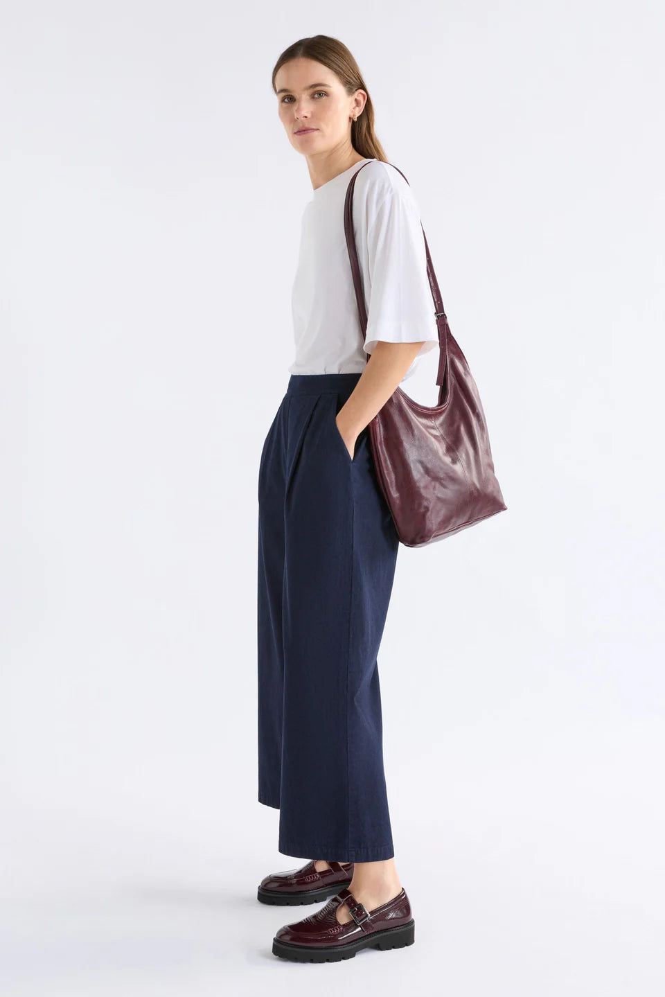 Gaele Large Crossbody Bag | Navy