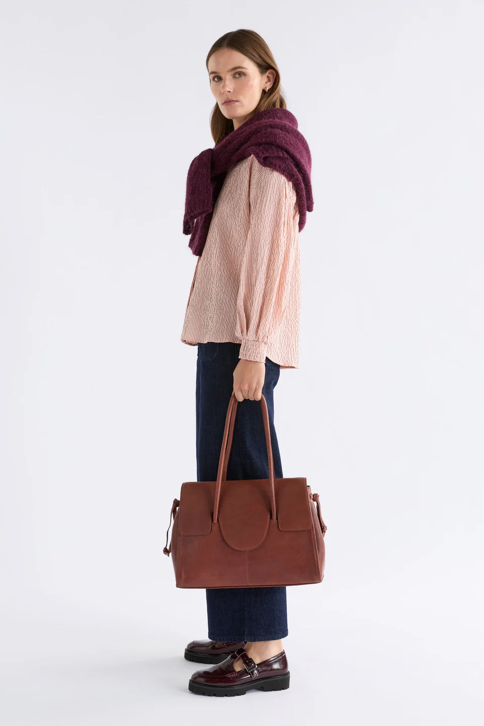 Elk Aland Large Bag | Sienna