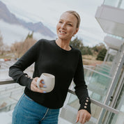 Moke Anne Womens Sweater | Black