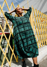 LaLA Elsey Dress | Liquorice Check