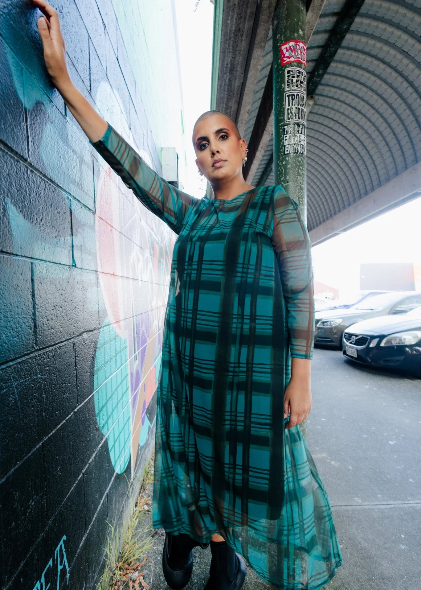 LaLA Freddie Dress | Liquorice Check