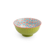 Mikasa Nibble Bowl 12cm | Geometric Green