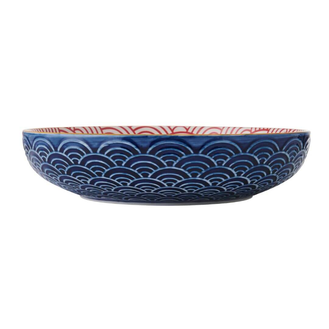 Mikasa Pasta Bowl | 21cm Blue Arc
