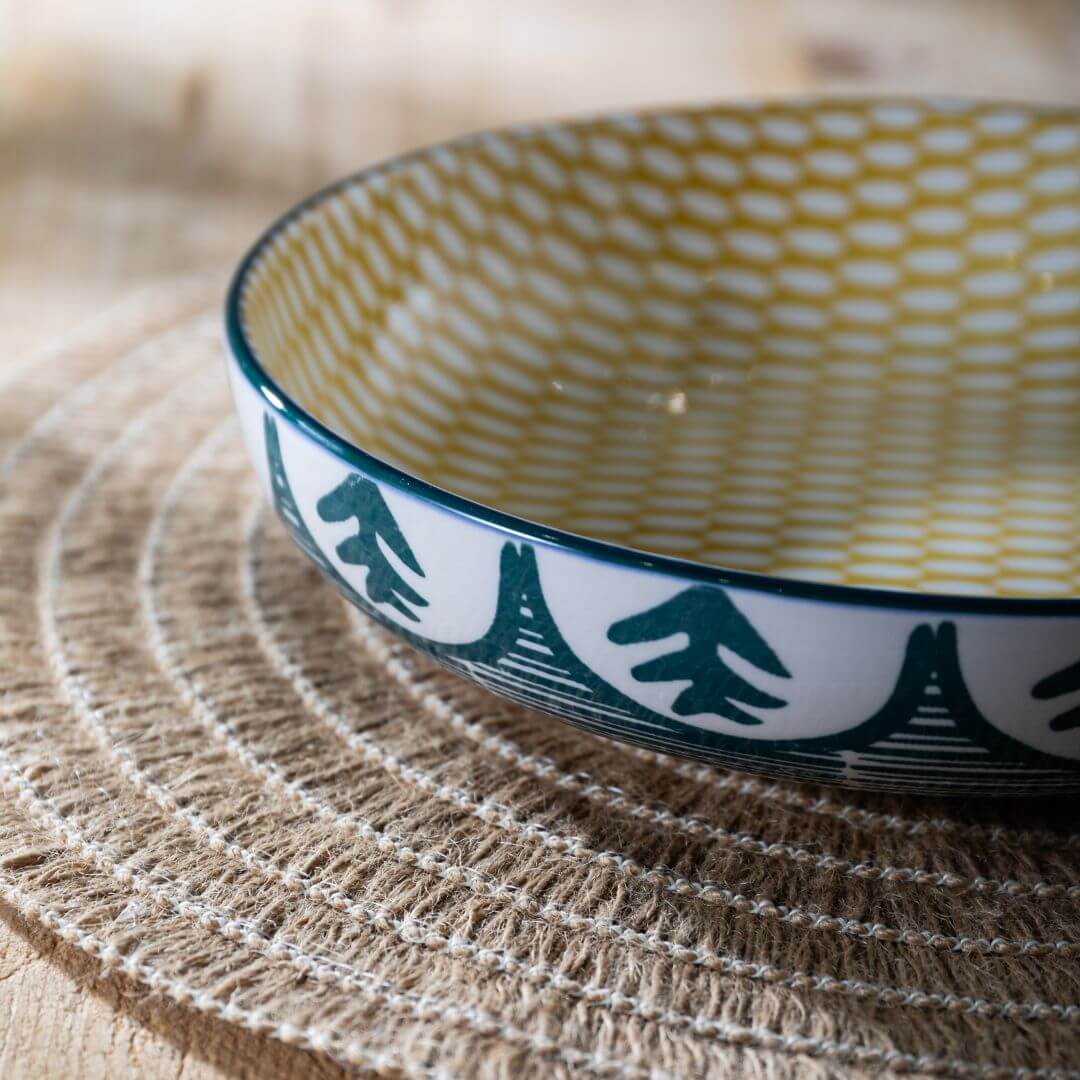 Mikasa Pasta Bowl | 21cm Leafy Green
