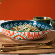 Mikasa Pasta Bowl | 21cm Mixed Folk