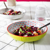 Mikasa Pasta Bowl | 21cm Geometric Lime