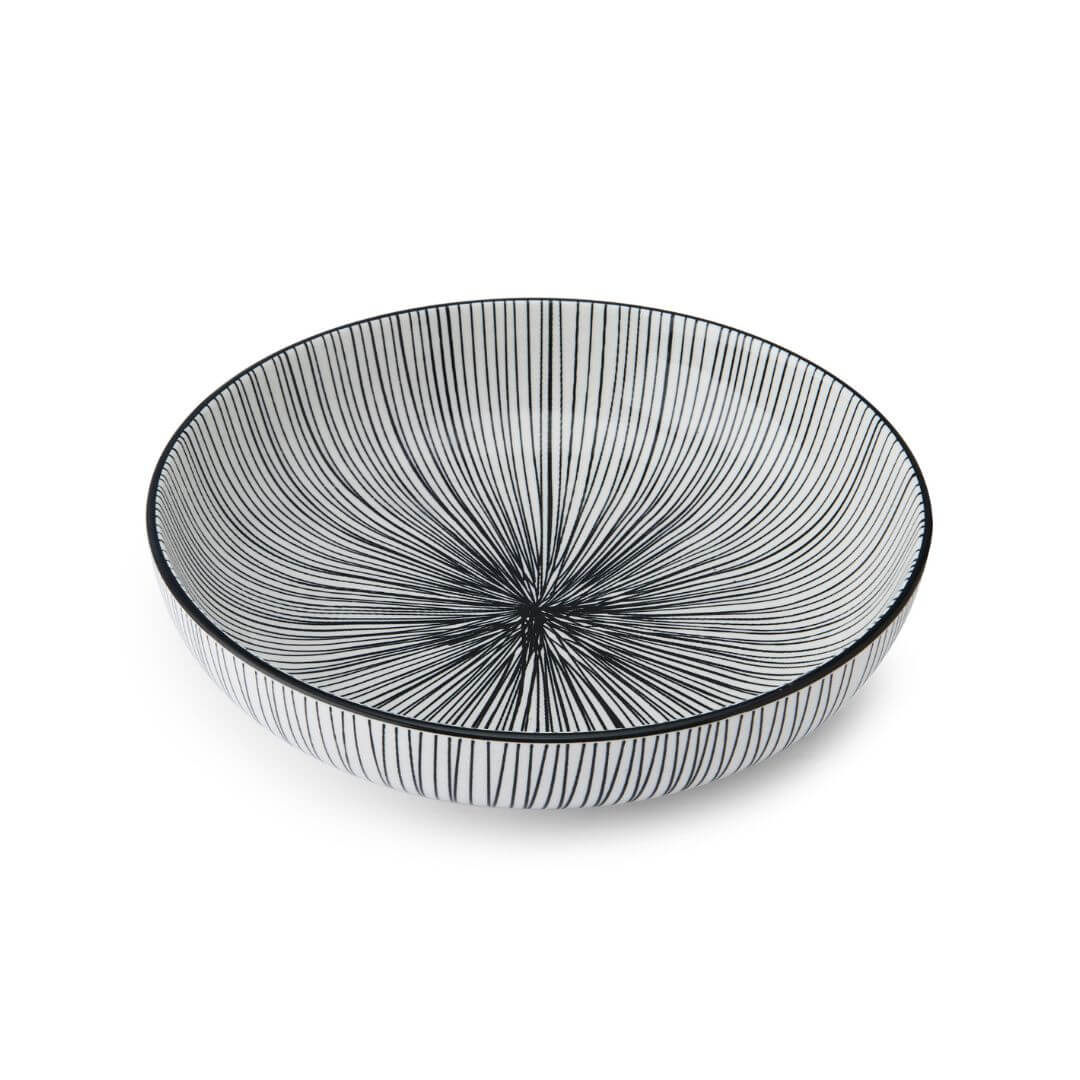 Mikasa Pasta Bowl | 21cm Black Strip
