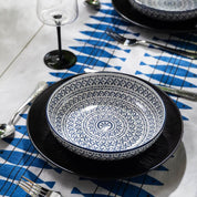 Mikasa Pasta Bowl | 21cm Blue Mediterranean