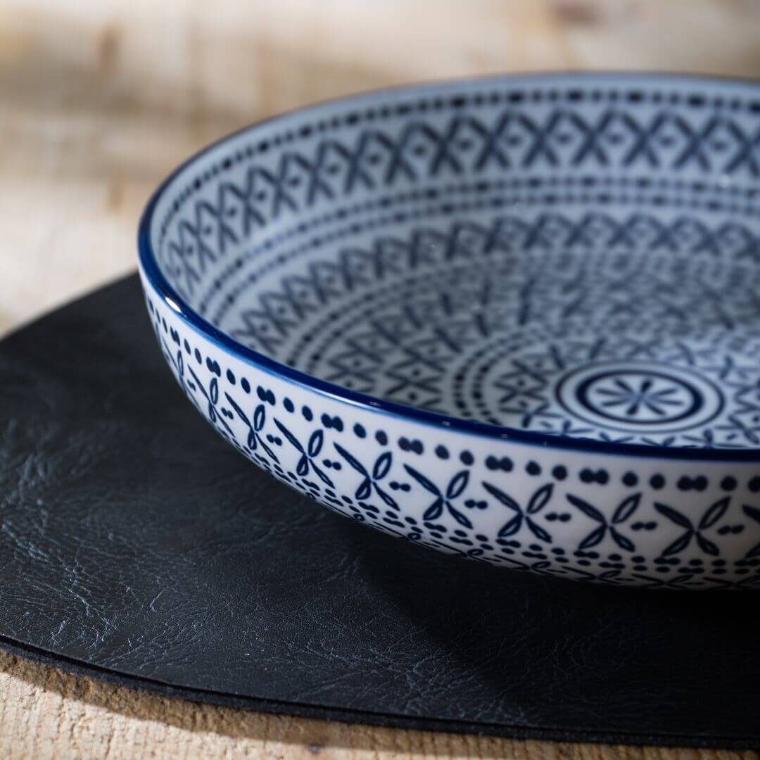 Mikasa Pasta Bowl | 21cm Blue Mediterranean