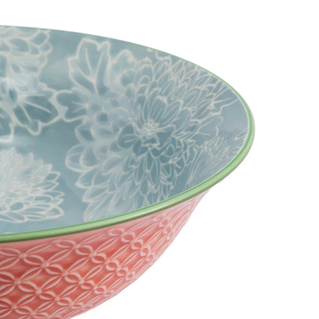 Mikasa Ramen Bowl 21cm | Grey Floral