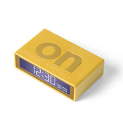 Lexon Flip Classic Rubber Clock | Yellow