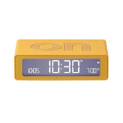 Lexon Flip Classic Rubber Clock | Yellow