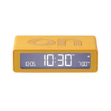 Lexon Flip Classic Rubber Clock | Yellow