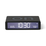 Lexon Flip Classic Rubber Clock | Black