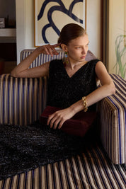 Elk Ilta Dress | Sparkling Black