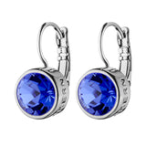 Dyrberg Kern Louie Earrings | Silver Sapphire