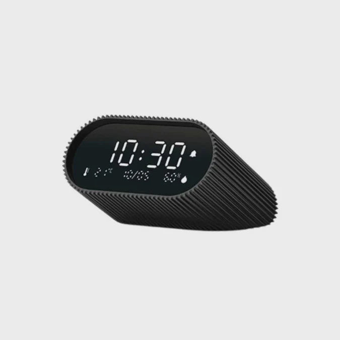 Lexon Ray Clock | Matt Black