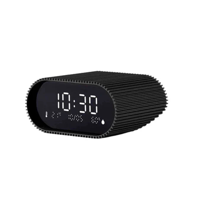 Lexon Ray Clock | Matt Black