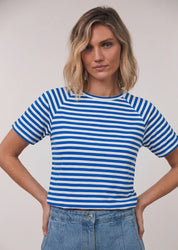 Lollys Laundry Liz Tee | Neon Blue
