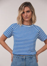 Lollys Laundry Liz Tee | Neon Blue