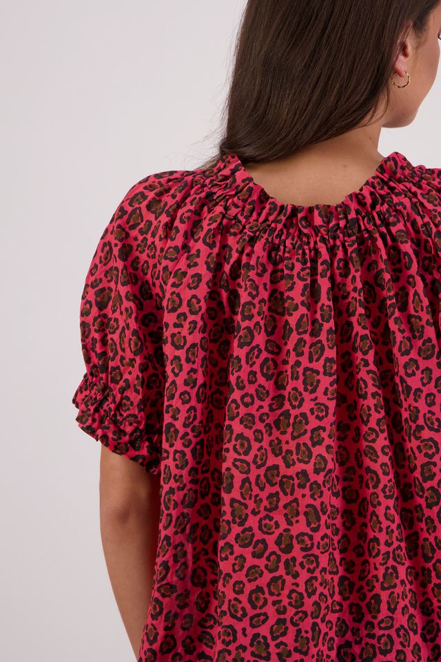 Briarwood Teddy Top | Animal Print
