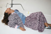 Lollys Laundry Liw Bomber Jacket | Leopard Print Pink