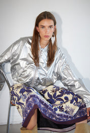 Lollys Laundry Liw Bomber Jacket | Silver