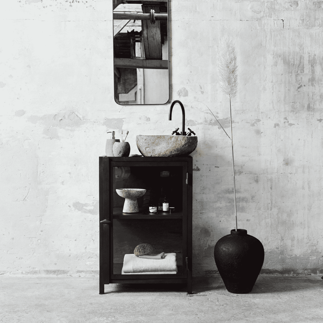 Muubs Jar Luna Black | 40 cm H