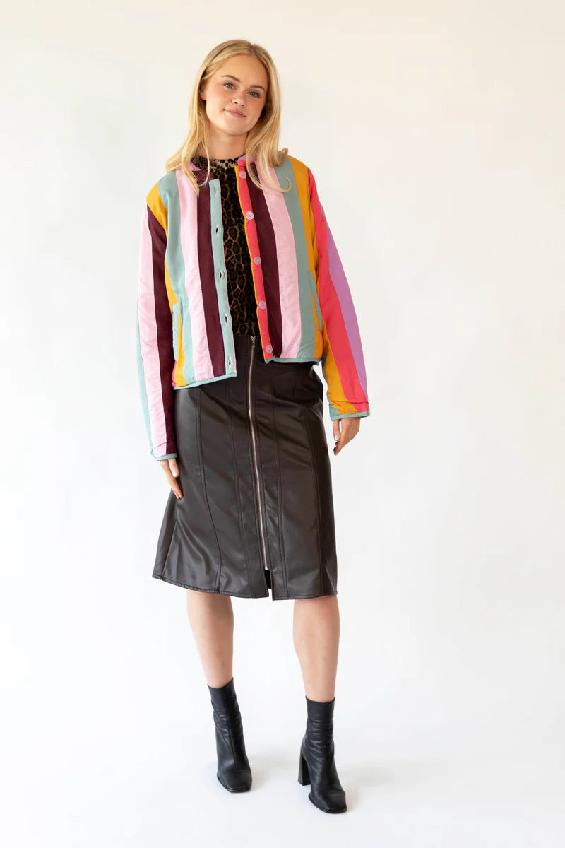 Lollys Laundry Emilia Quilted Jacket | Multi