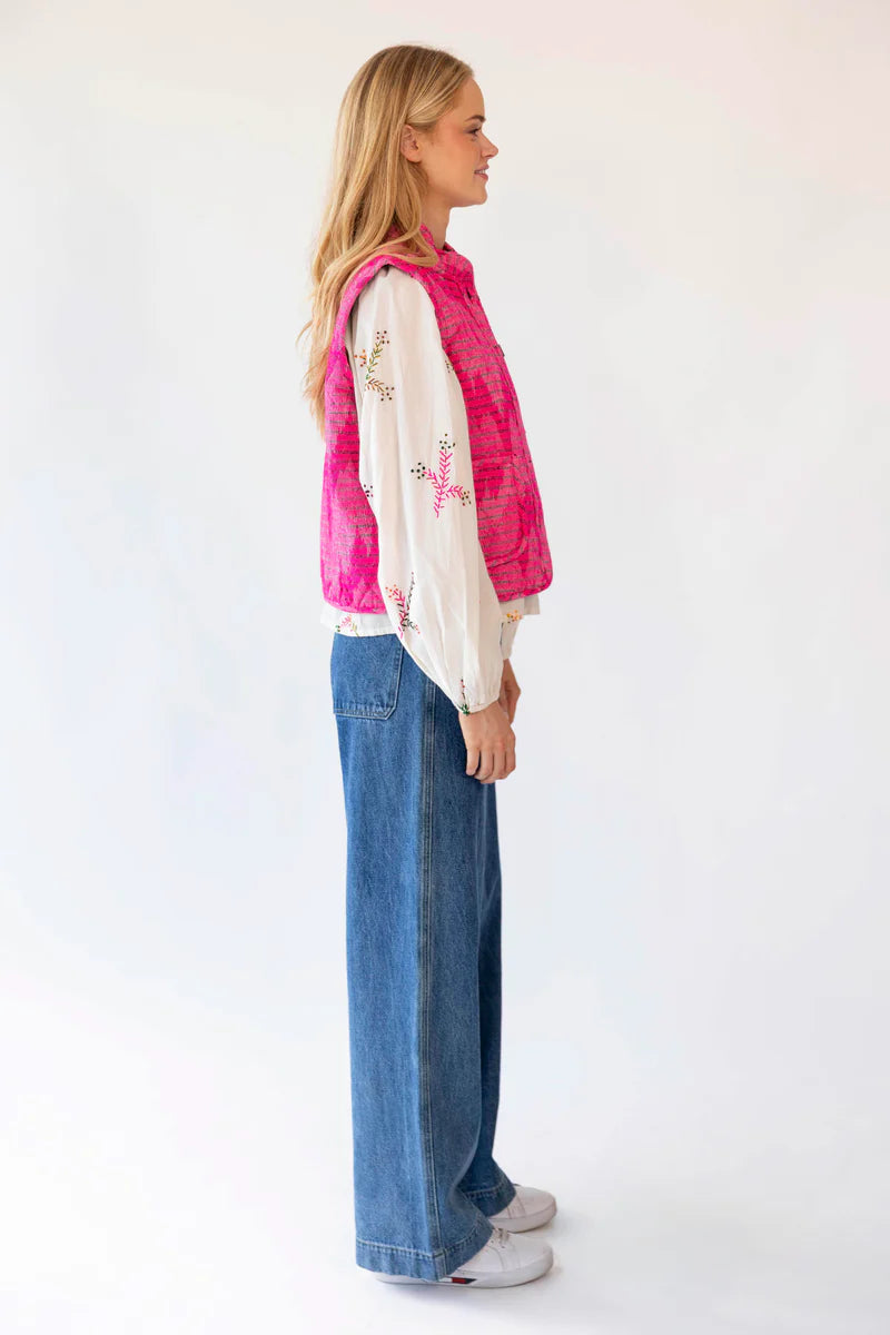 Lollys Laundry Cairo Vest | Pink
