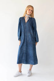 Lollys Laundry Paris Midi Dress | Blue