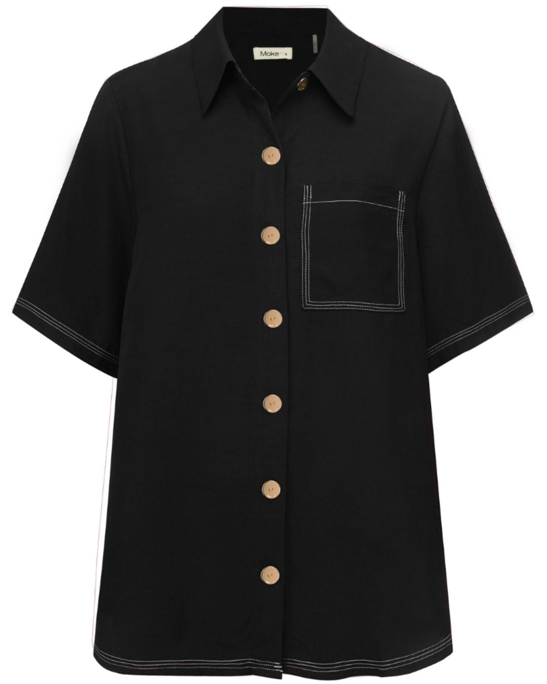 Moke Missy Womens Shirt | Black