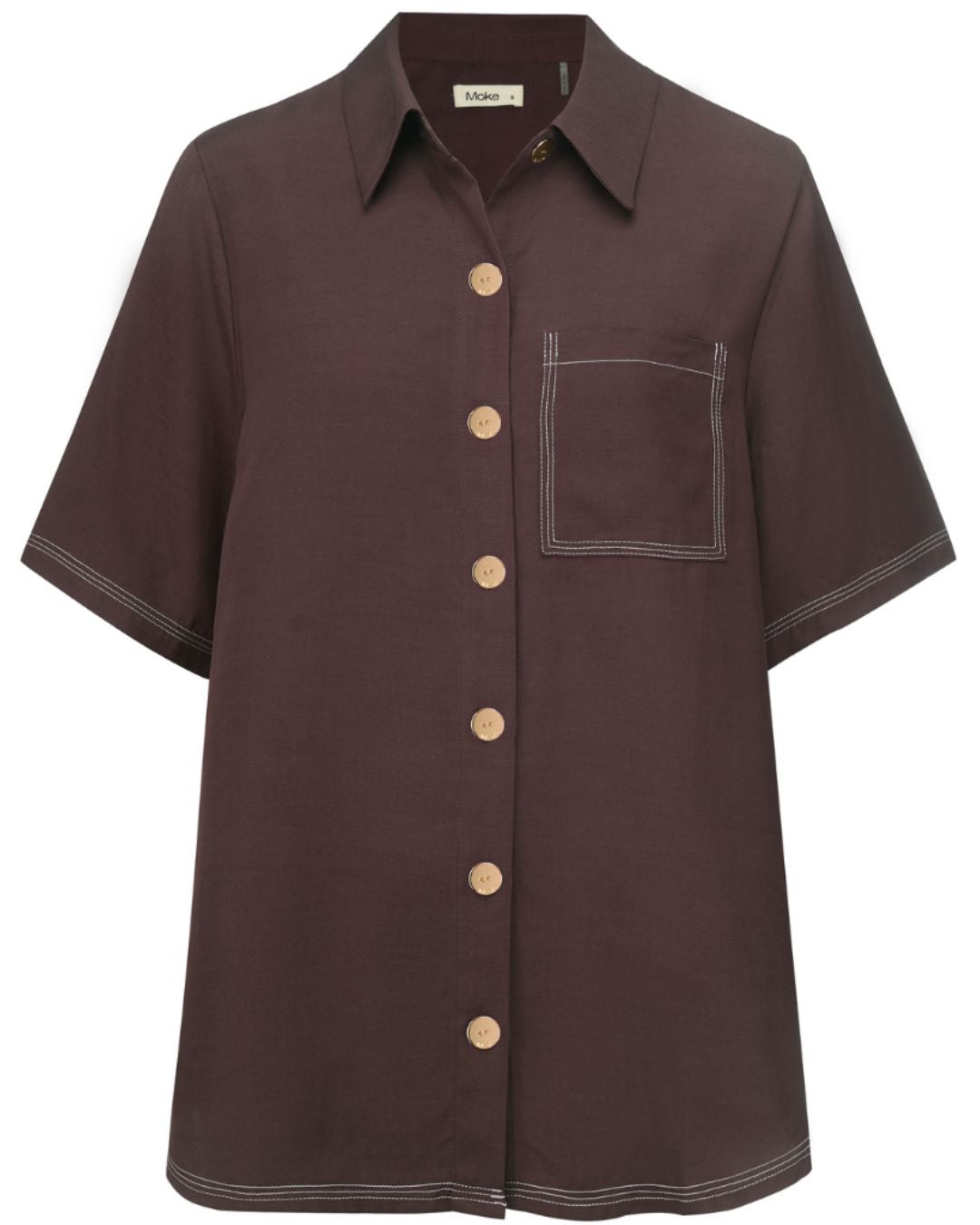 Moke Missy Womens Shirt | Cocoa