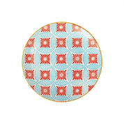 Mikasa Side Plate | Blue Mosaic 18cm