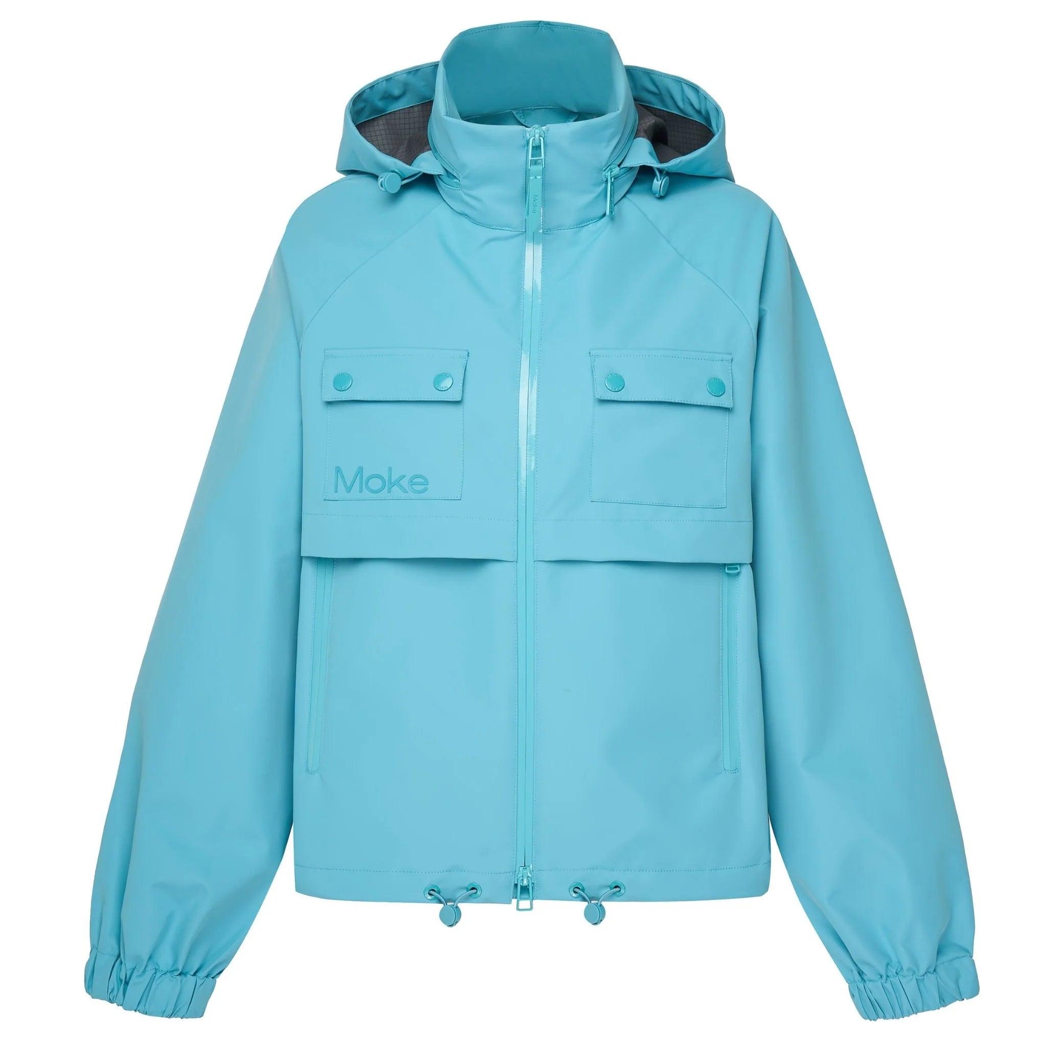 Moke Maggie Rain Jacket | Aqua