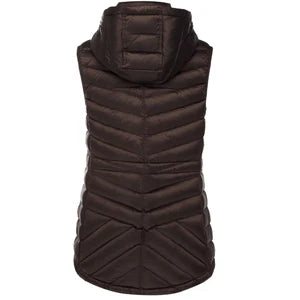 Moke Mary-Claire 90/10 Packable Down Vest | Chocolate