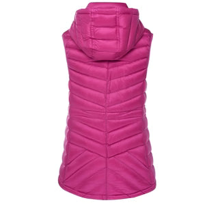 Moke Mary-Claire 90/10 Packable Puffer Vest | Rose Violet