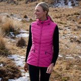 Moke Mary-Claire 90/10 Packable Puffer Vest | Rose Violet