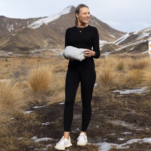 Moke Mary-Claire 90/10 Packable Down Vest | Silver