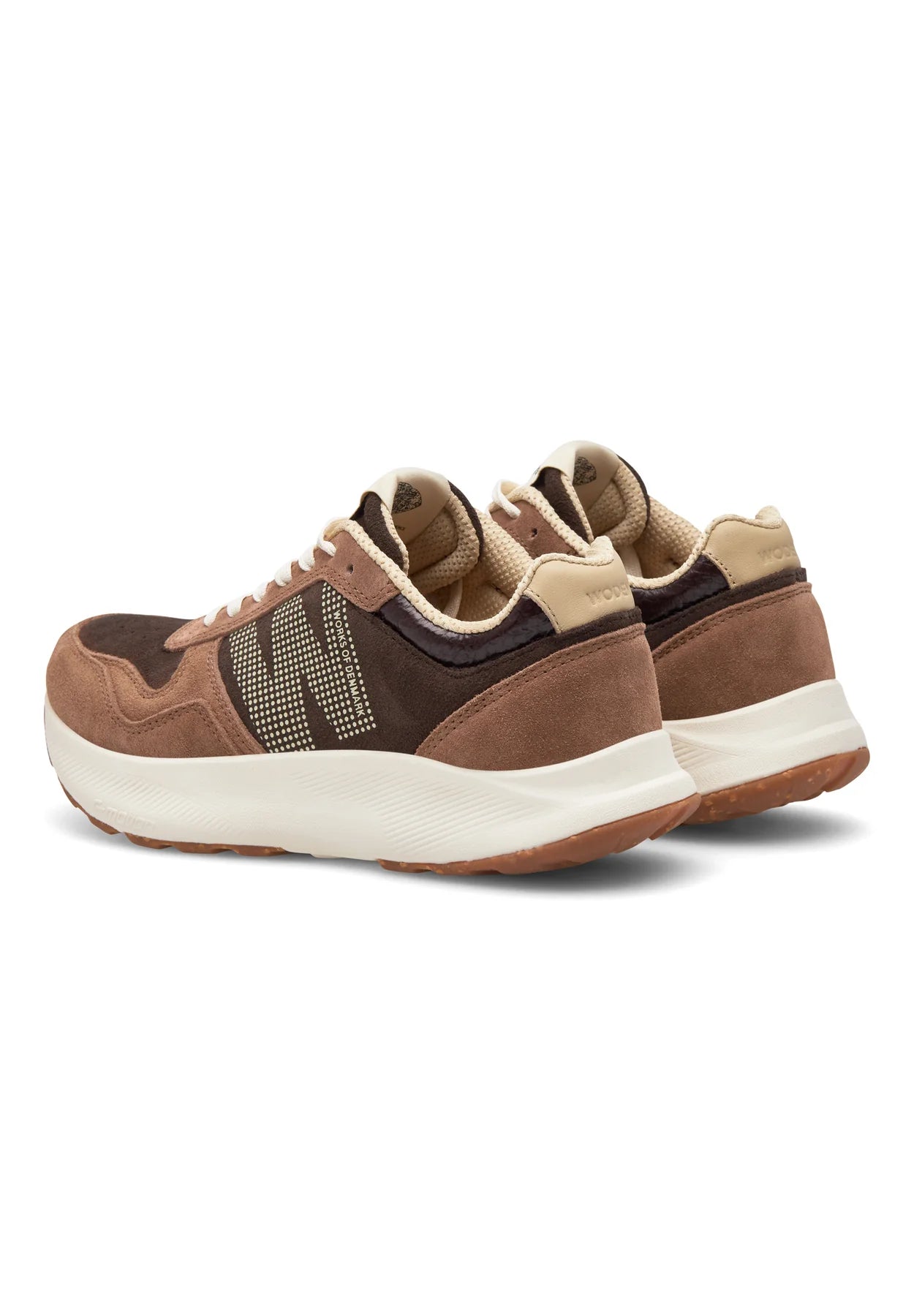 Woden Mathilde Runner Suede | Chocolate Multi